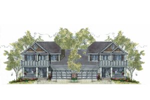 Cottage Exterior - Front Elevation Plan #20-1346