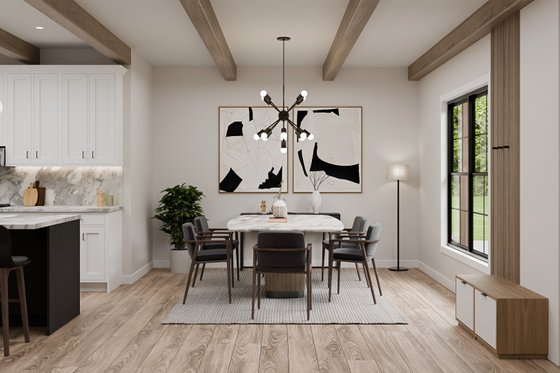 Interior - Dining Room for Country House Plan #1089-66 - 3 bed, 2 bath