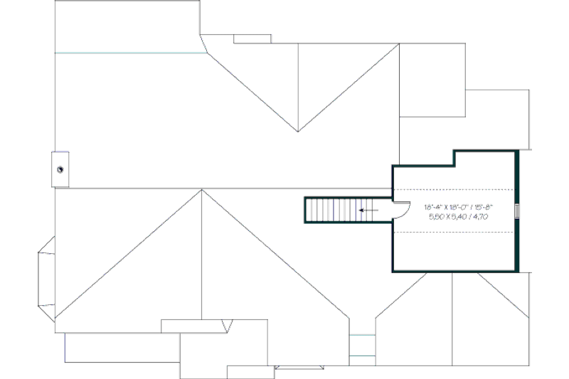 House Design - Floor Plan - Other Floor for Mediterranean House Plan #23-2206 - 3 bed, 2 bath
