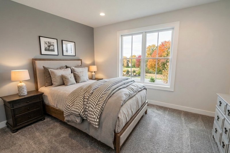 House Plan Design - Interior - Bedroom for Farmhouse House Plan #51-1535 - 3 bed, 2.5 bath