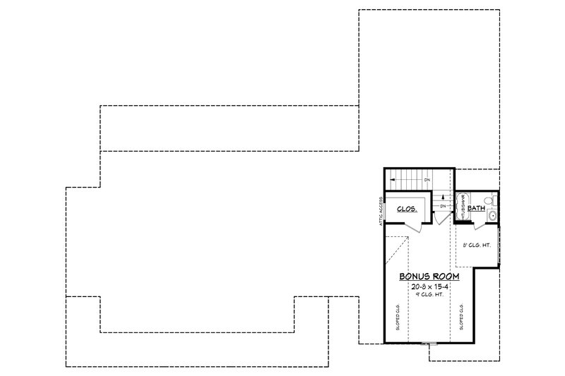 Dream House Plan - Optional Bonus Level