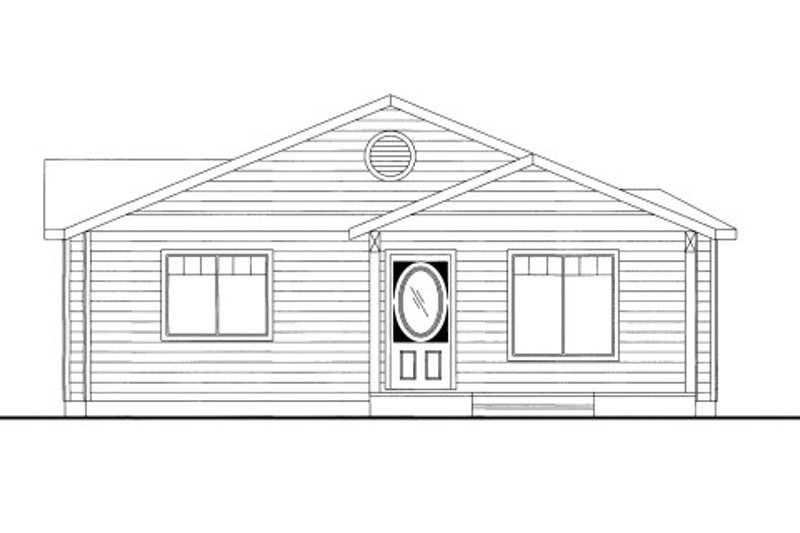 Home Plan - Traditional Exterior - Front Elevation Plan #117-762