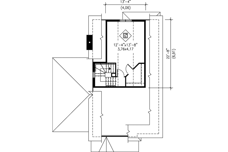 Architectural House Design - Floor Plan - Other Floor for Traditional House Plan #25-2124 - 3 bed, 2.5 bath