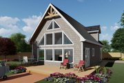 Cabin Style House Plan - 3 Beds 2 Baths 1249 Sq/Ft Plan #126-188 