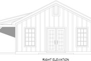 Ranch Style House Plan - 2 Beds 1 Baths 940 Sq/Ft Plan #932-972 