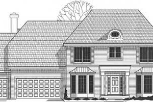 Traditional Exterior - Front Elevation Plan #67-559