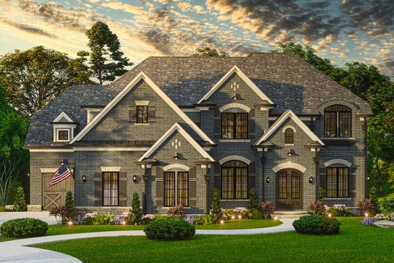 House Plan Design - Exterior - Front Elevation 6 for Craftsman House Plan #54-721 - 5 bed, 4 bath