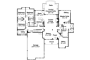 Craftsman Style House Plan - 4 Beds 2.5 Baths 3436 Sq/Ft Plan #124-492 
