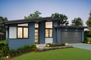 Contemporary Style House Plan - 3 Beds 2.5 Baths 1744 Sq/Ft Plan #48-946 