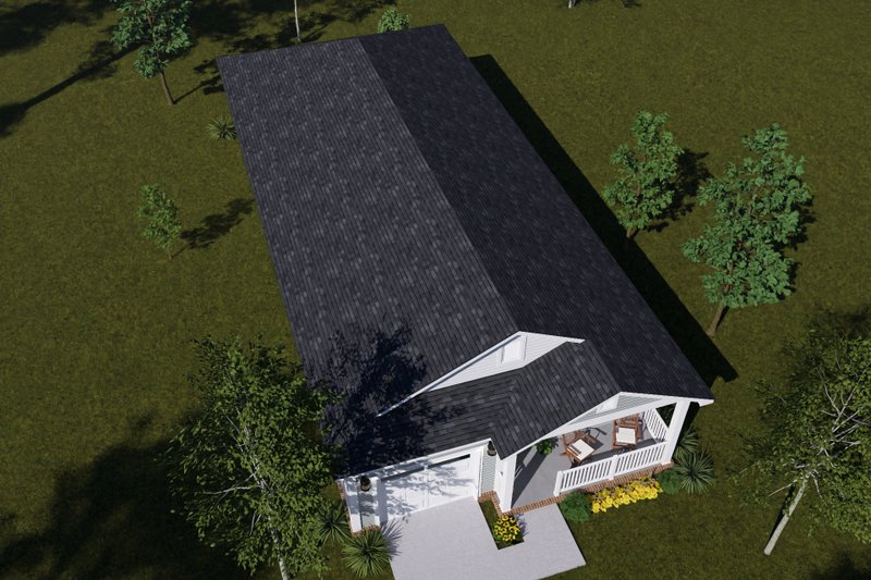 Home Plan - Exterior - Other Elevation 7 for Cottage House Plan #513-2496 - 3 bed, 2 bath