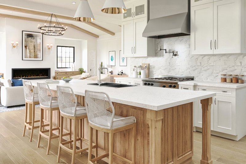 Dream House Plan - Interior - Kitchen for Traditional House Plan #54-720 - 6 bed, 4 bath