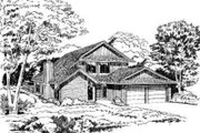 Traditional Style House Plan - 3 Beds 2.5 Baths 1654 Sq/Ft Plan #312-101 