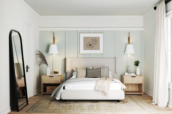 Interior - Master Bedroom 1 for Farmhouse House Plan #119-448 - 3 bed, 3 bath