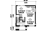 Contemporary Style House Plan - 2 Beds 1 Baths 1251 Sq/Ft Plan #25-4510 