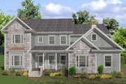 Country Style House Plan - 5 Beds 5 Baths 2698 Sq/Ft Plan #56-542 