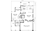 Mediterranean Style House Plan - 5 Beds 3 Baths 3036 Sq/Ft Plan #1-750 