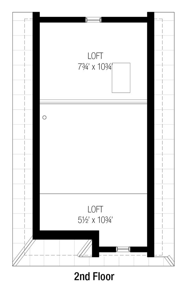 Cottage Floor Plan - Upper Floor Plan #915-7