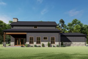 Architectural House Design - Barndominium Exterior - Front Elevation Plan #1092-43