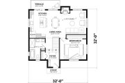 Contemporary Style House Plan - 3 Beds 2 Baths 1759 Sq/Ft Plan #23-2425 