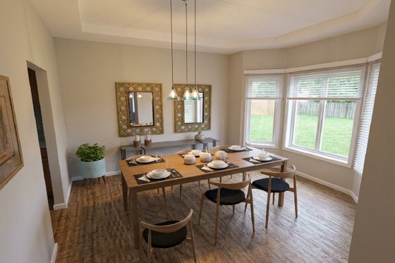 Interior - Dining Room for Farmhouse House Plan #126-265 - 3 bed, 2 bath