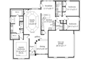 European Style House Plan - 3 Beds 2 Baths 1884 Sq/Ft Plan #69-108 