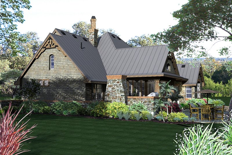 Architectural House Design - Exterior - Other Elevation for Craftsman House Plan #120-175 - 3 bed, 2.5 bath