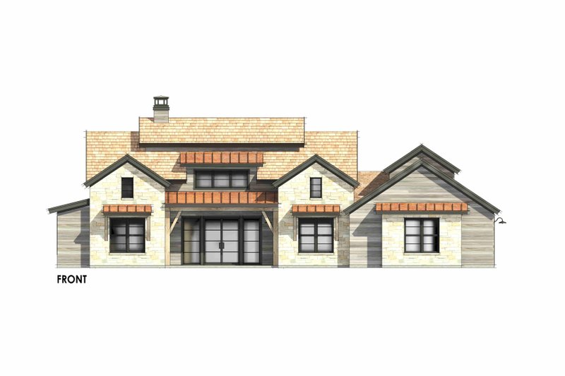 House Plan Design - Exterior - Front Elevation 7 for Country House Plan #1096-86 - 4 bed, 3.5 bath