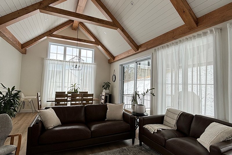 Architectural House Design - Interior - Dining Room for Farmhouse House Plan #23-2854 - 2 bed, 1 bath