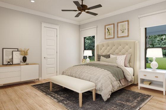 Interior - Bedroom for Farmhouse House Plan #1074-119 - 4 bed, 3 bath