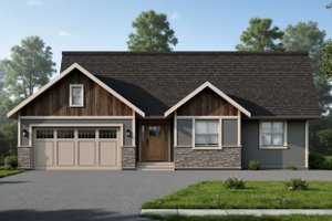 Craftsman Exterior - Front Elevation Plan #112-275