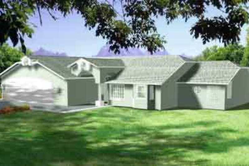 Architectural House Design - Modern Exterior - Front Elevation Plan #1-1418