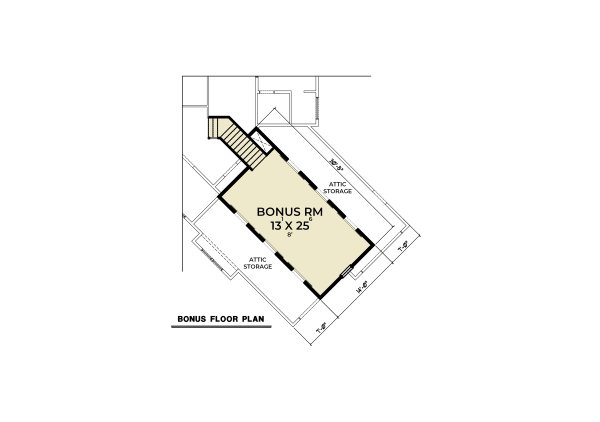 House Plan Design - Farmhouse Floor Plan - Upper Floor Plan #1070-176
