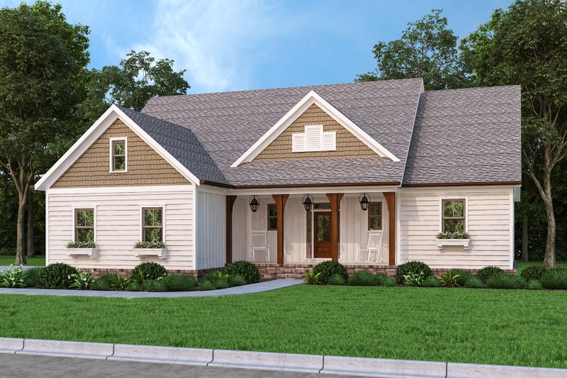 Home Plan - Ranch Exterior - Front Elevation Plan #927-1017