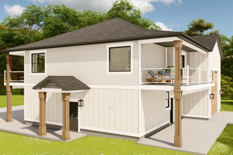 Architectural House Design - Exterior - Other Elevation for Farmhouse House Plan #1060-123 - 1 bed, 2 bath