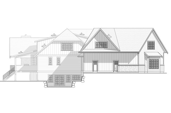 Exterior - Other Elevation for Craftsman House Plan #1086-5 - 4 bed, 3.5 bath