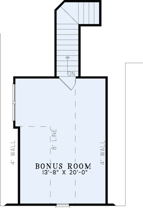 Craftsman Floor Plan - Upper Floor Plan #17-2348