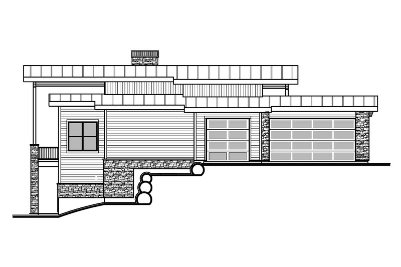 Architectural House Design - Exterior - Other Elevation for Modern House Plan #1073-51 - 4 bed, 3.5 bath