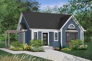 Cottage Style House Plan - 2 Beds 1 Baths 1262 Sq/Ft Plan #23-599 