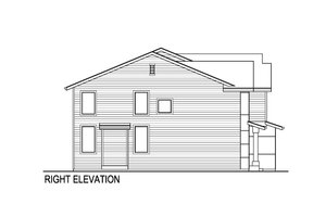 Exterior - Other Elevation 1 for Contemporary House Plan #569-85 - 5 bed, 3 bath