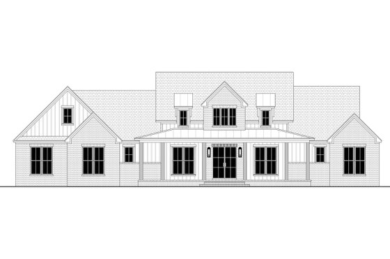 Exterior - Front Elevation 13 for Farmhouse House Plan #430-421 - 3 bed, 3.5 bath