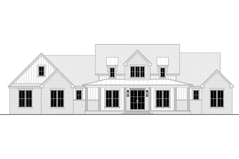 Dream House Plan - Exterior - Front Elevation 13 for Farmhouse House Plan #430-421 - 3 bed, 3.5 bath