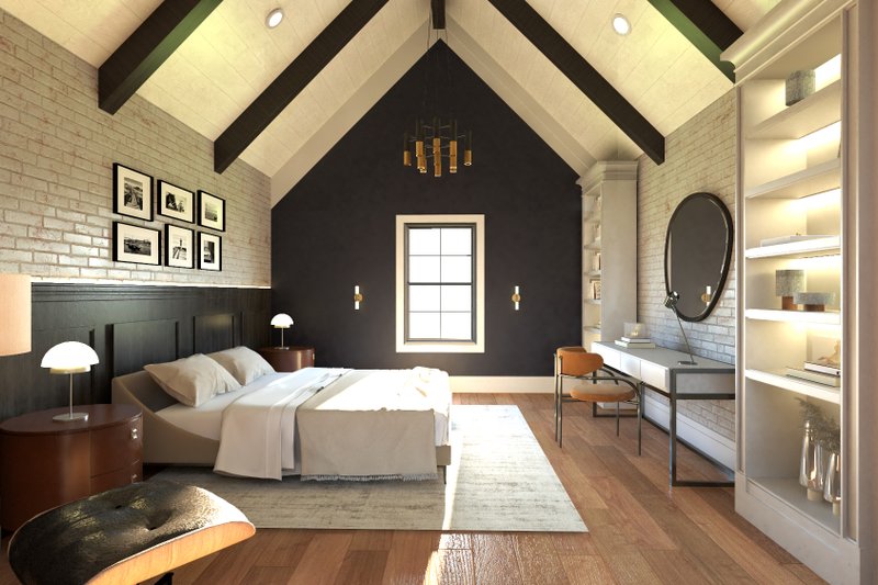 Dream House Plan - Interior - Bedroom for Country House Plan #1064-308 - 1 bed, 1 bath