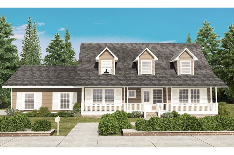 Country Style House Plan - 3 Beds 2.5 Baths 1953 Sq/Ft Plan #126-133