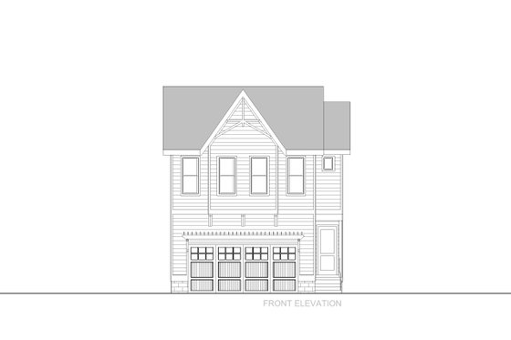 Exterior - Front Elevation 3 for Farmhouse House Plan #1085-5 - 3 bed, 3.5 bath