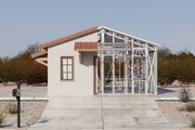 Adobe / Southwestern Style House Plan - 1 Beds 1 Baths 746 Sq/Ft Plan #1106-53 