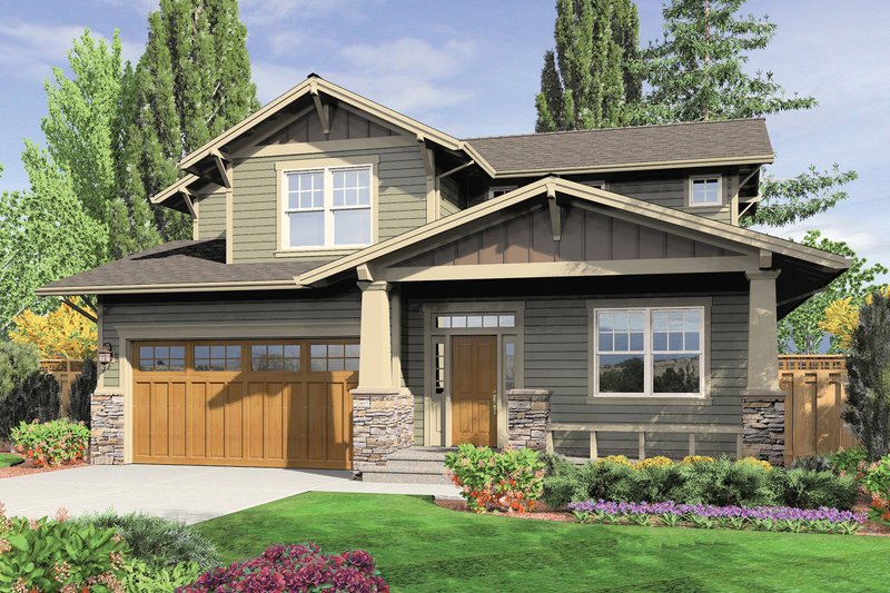 Craftsman Style House Plan 3 Beds 2 5 Baths 2002 Sq Ft Plan 48 523 Houseplans Com