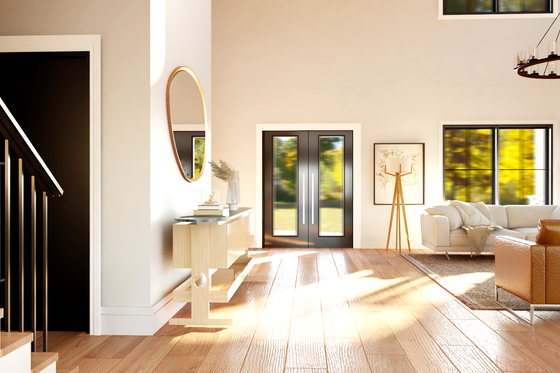 Interior - Entry for Barndominium House Plan #1064-303 - 4 bed, 3.5 bath