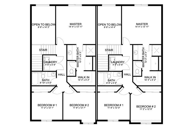 Dream House Plan - Floor Plan - Upper Floor for Traditional House Plan #1060-335 - 10 bed, 12 bath