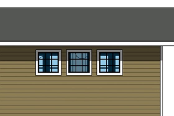 Exterior - Other Elevation 1 for Traditional House Plan #499-2 - 1 bed, 0 bath