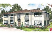 Mediterranean Style House Plan - 6 Beds 3.5 Baths 4765 Sq/Ft Plan #124-292 